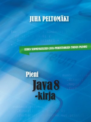 cover image of Pieni Java 8 -kirja